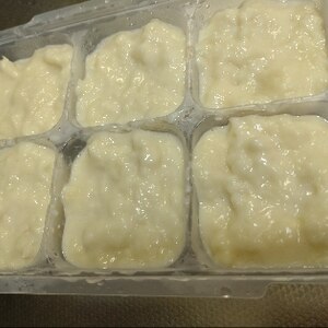 離乳食中期「パン粥」冷凍保存法